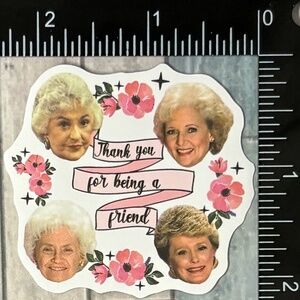 🌀10/$10🌀 Golden Girls Reusable Sticker Decal